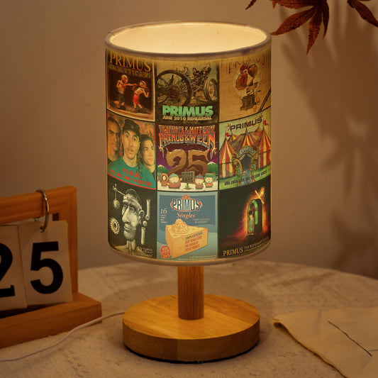 Primus Band Album Cover Collage Table Lamp - Alternative Rock Music