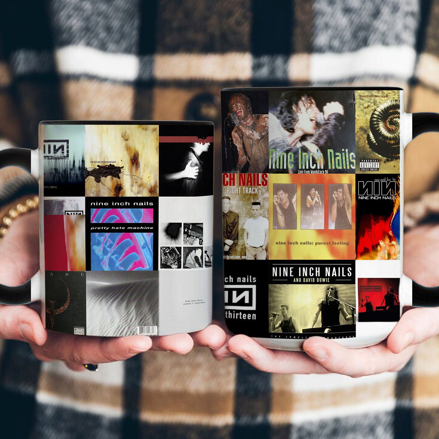 Nine Inch Nails Accent Mug – Industrial Echoes Collection