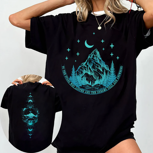 To the stars who listen and the dreams that are answered Tee