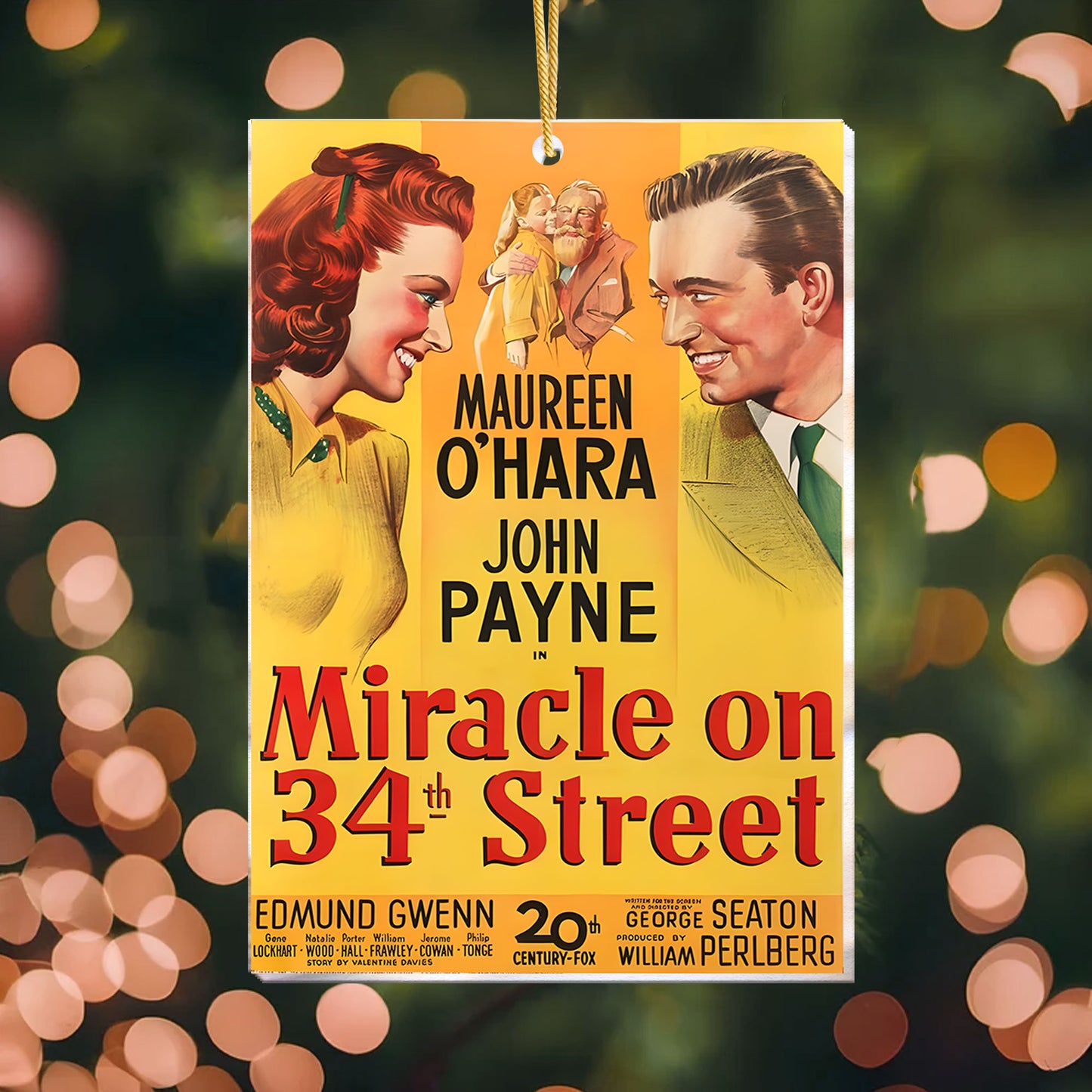 Miracle on 34th Street Ornament – Classic Christmas Movie Keepsake