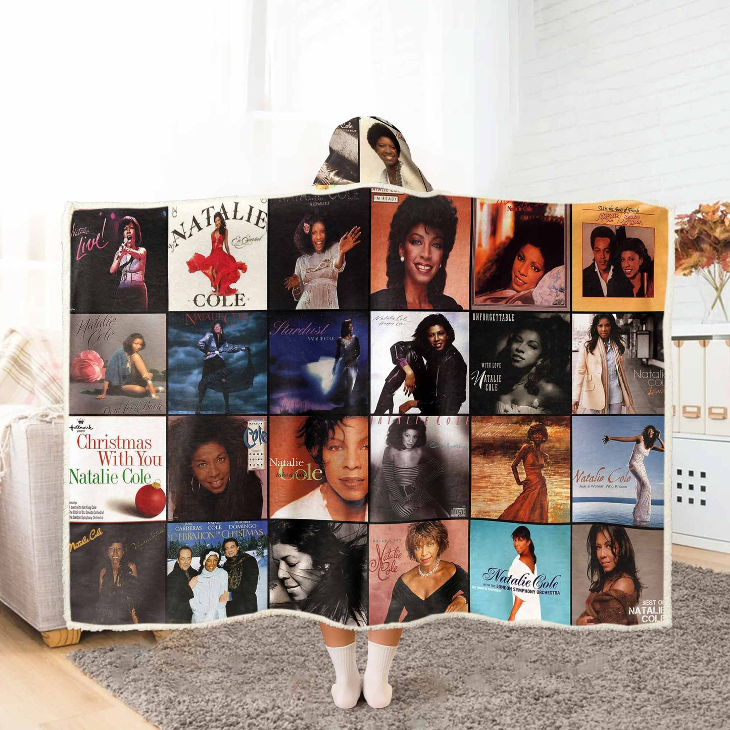 Natalie Cole Wearable Hooded Blanket – Soulful Warmth You Can Wear