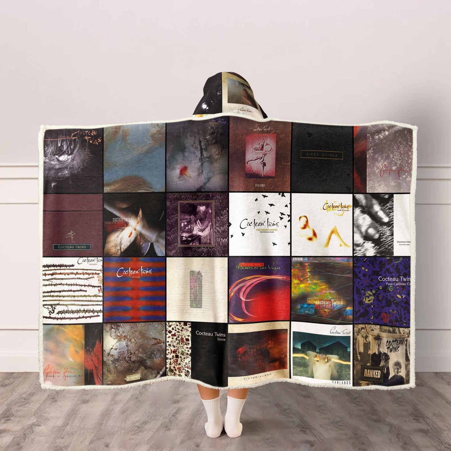 Cocteau Twins Wearable Hooded Blanket – Dream-Pop Magic You Can Wear