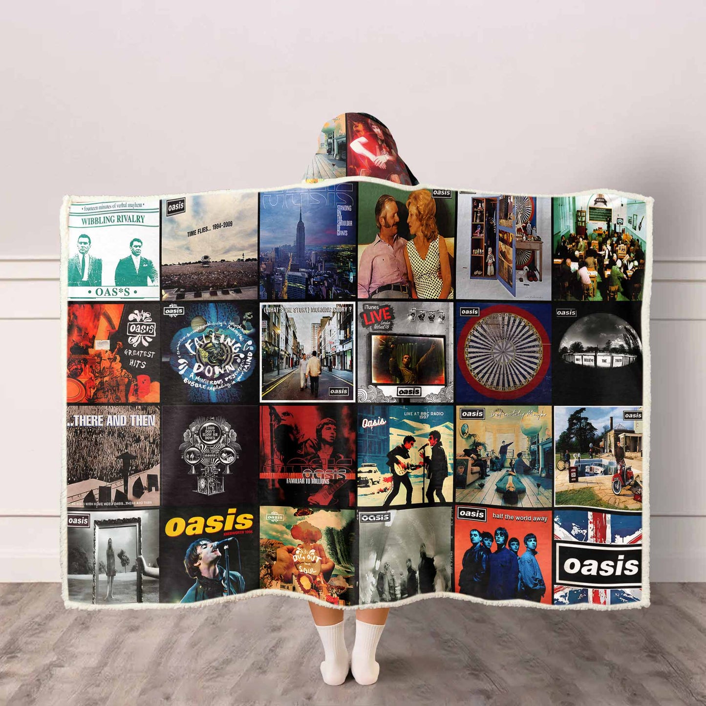 Oasis Wearable Hooded Blanket – A Britpop Warmth You Can Wear