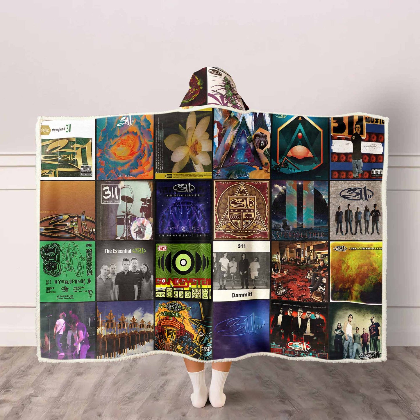 311 Wearable Hooded Blanket – For Fans of Funk-Rock, Reggae Fusion & Good Vibes
