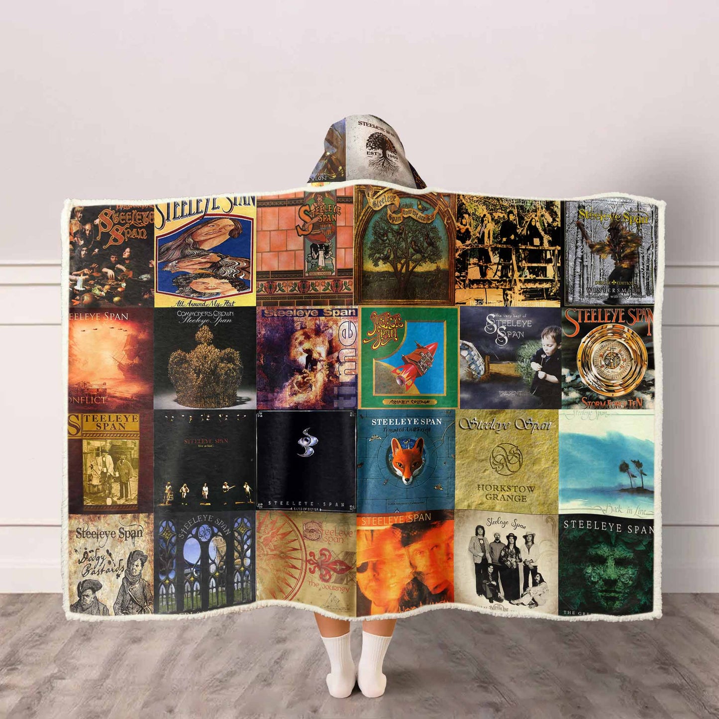 Steeleye Span Wearable Hooded Blanket – Folk-Rock Magic You Can Wear