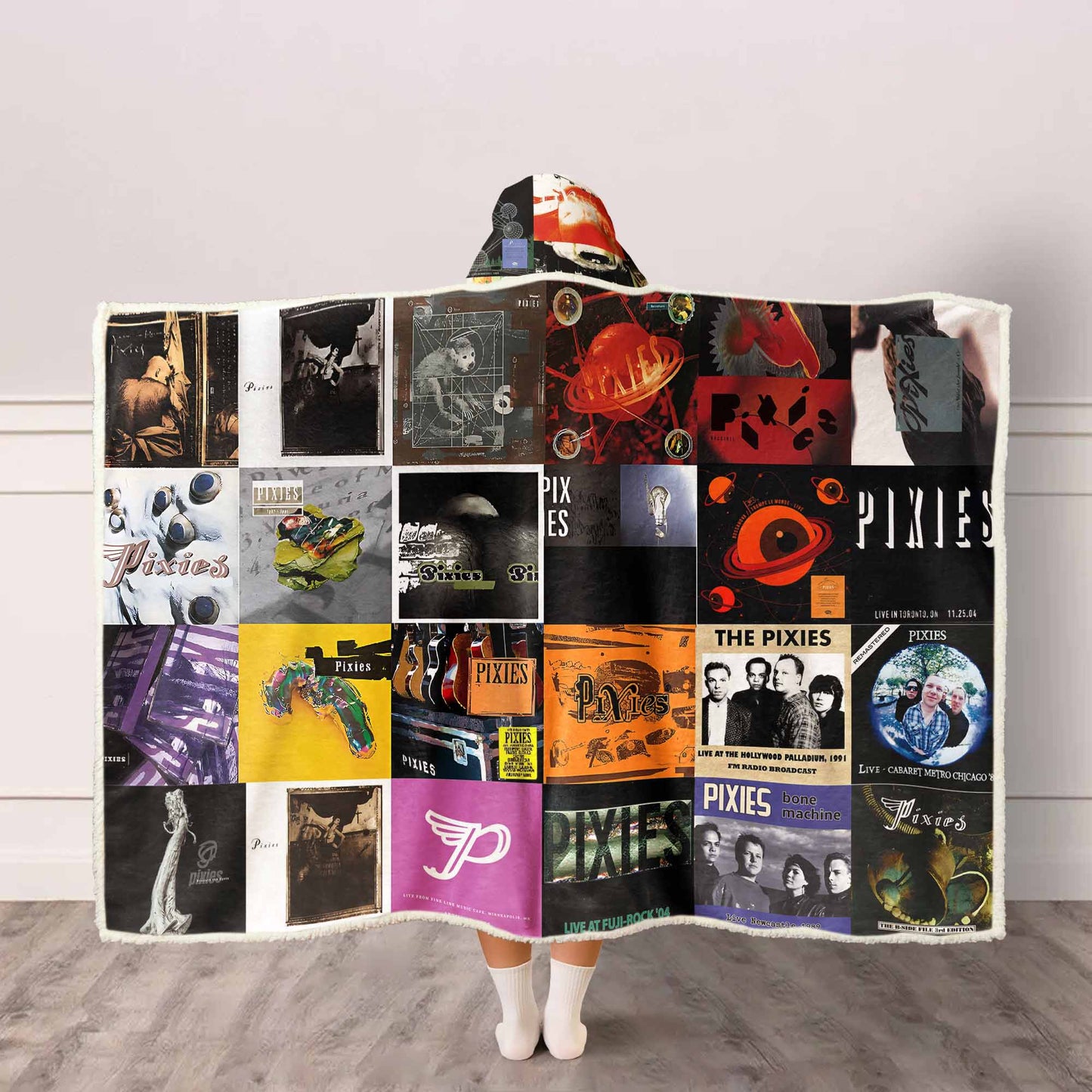 Pixies Wearable Hooded Blanket – Alt-Rock Chaos You Can Wear