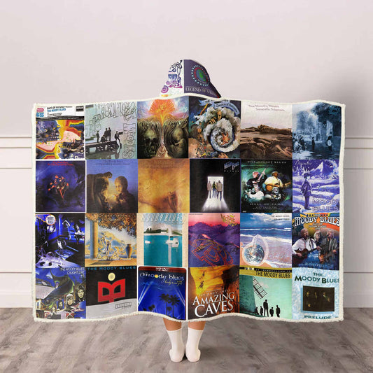 The Moody Blues Wearable Hooded Blanket – Psychedelic Serenity You Can Wear