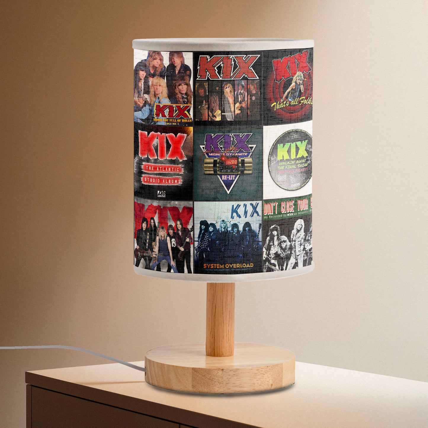 Kix Lamp – Rock Your Face Off Memories Glow