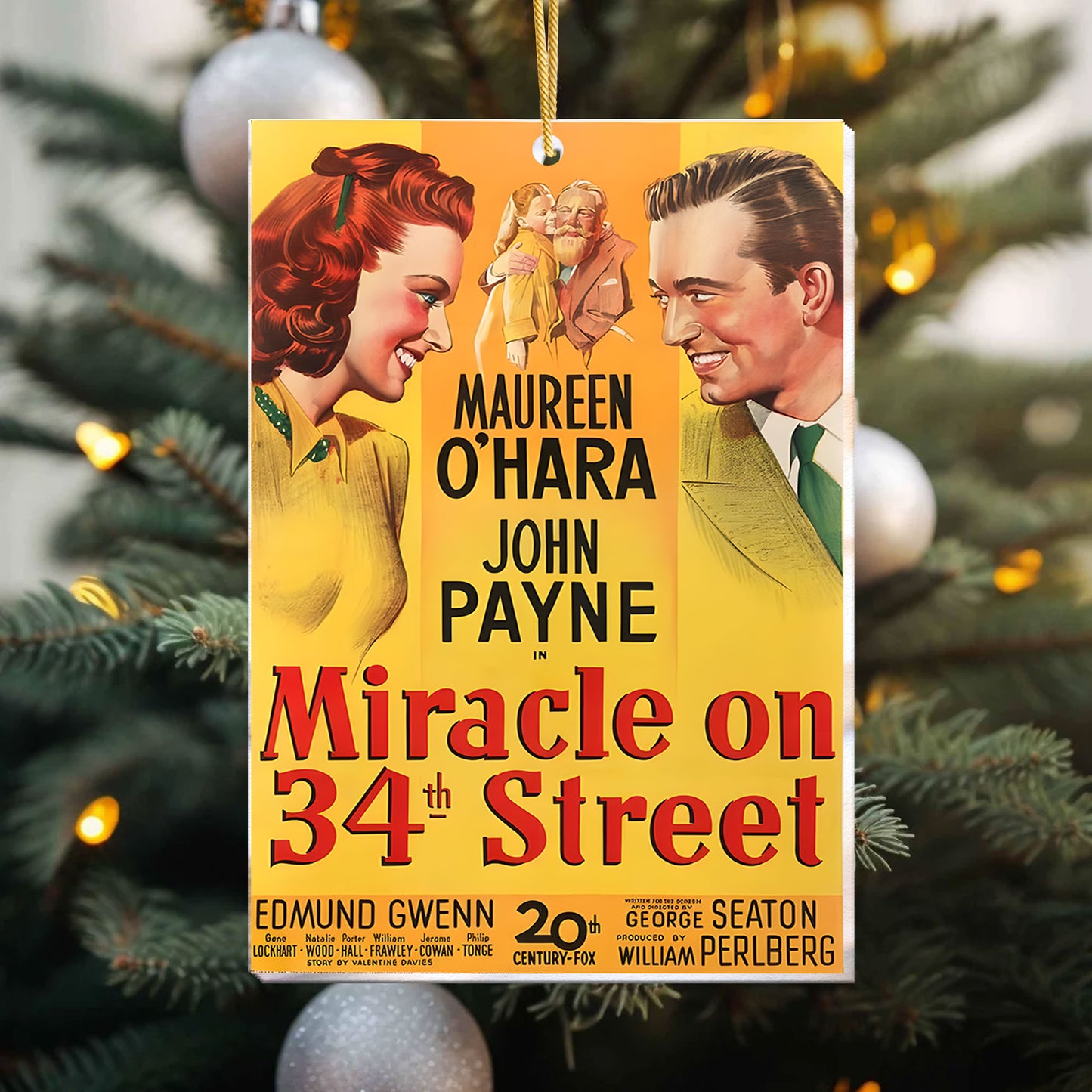Miracle on 34th Street Ornament – Classic Christmas Movie Keepsake