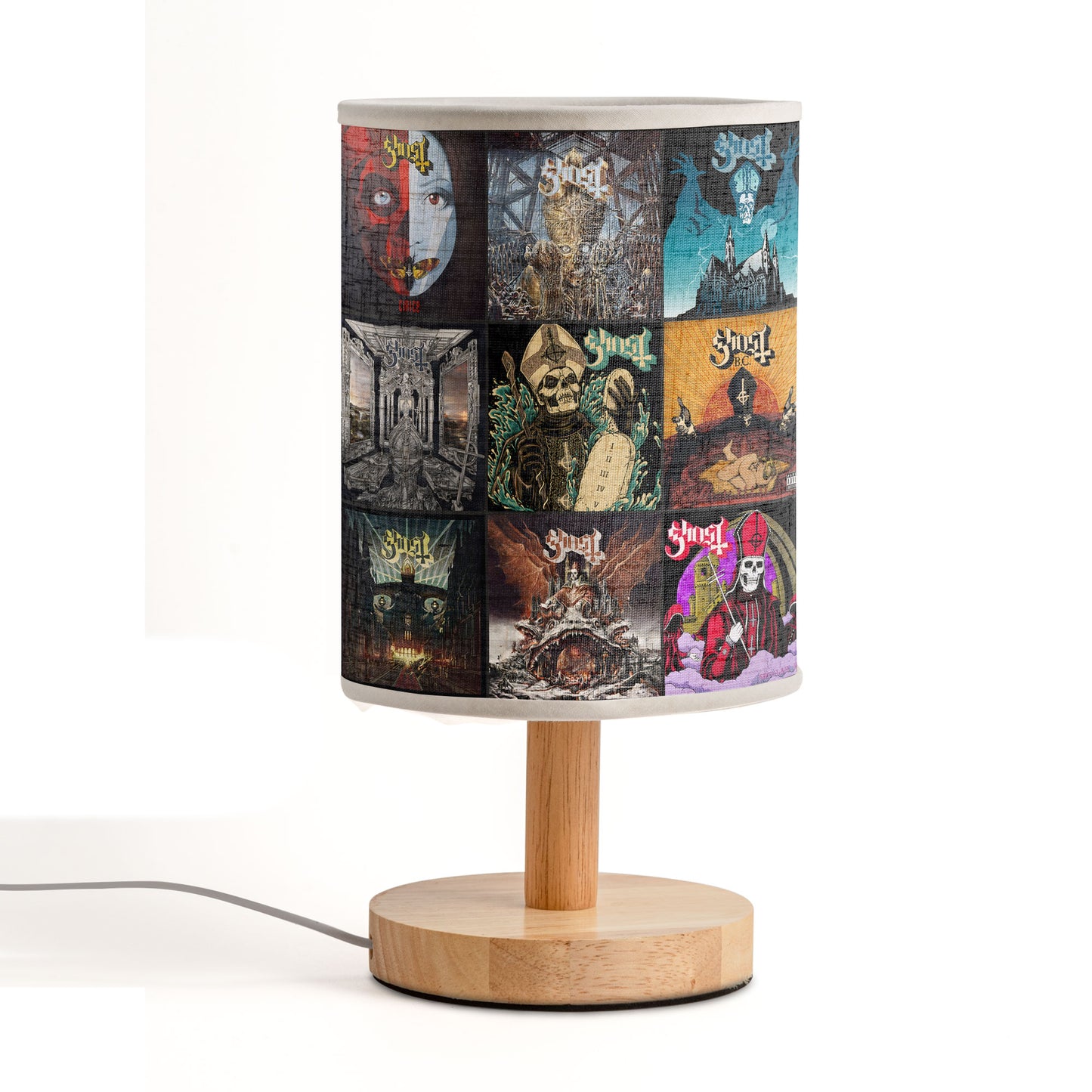 Ghost Fabric Lamp – Haunting Album Art Collection