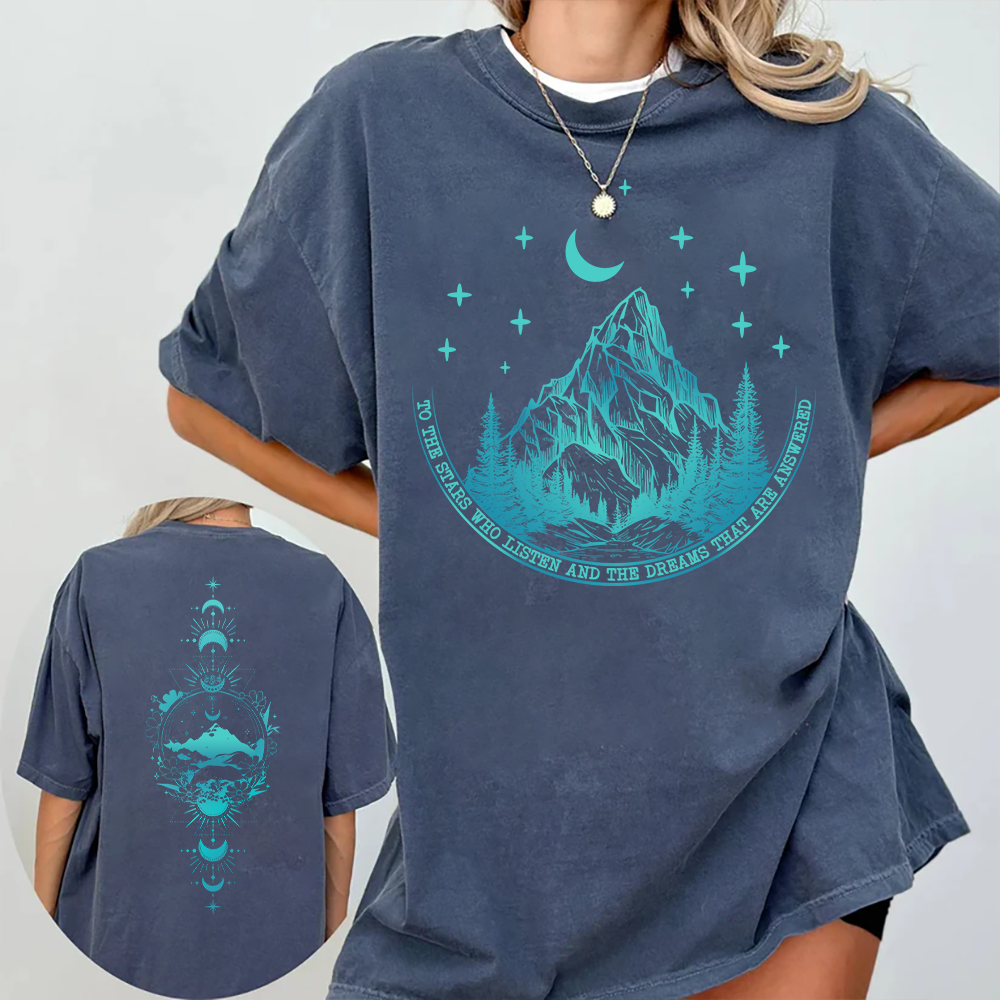 To the stars who listen and the dreams that are answered Tee