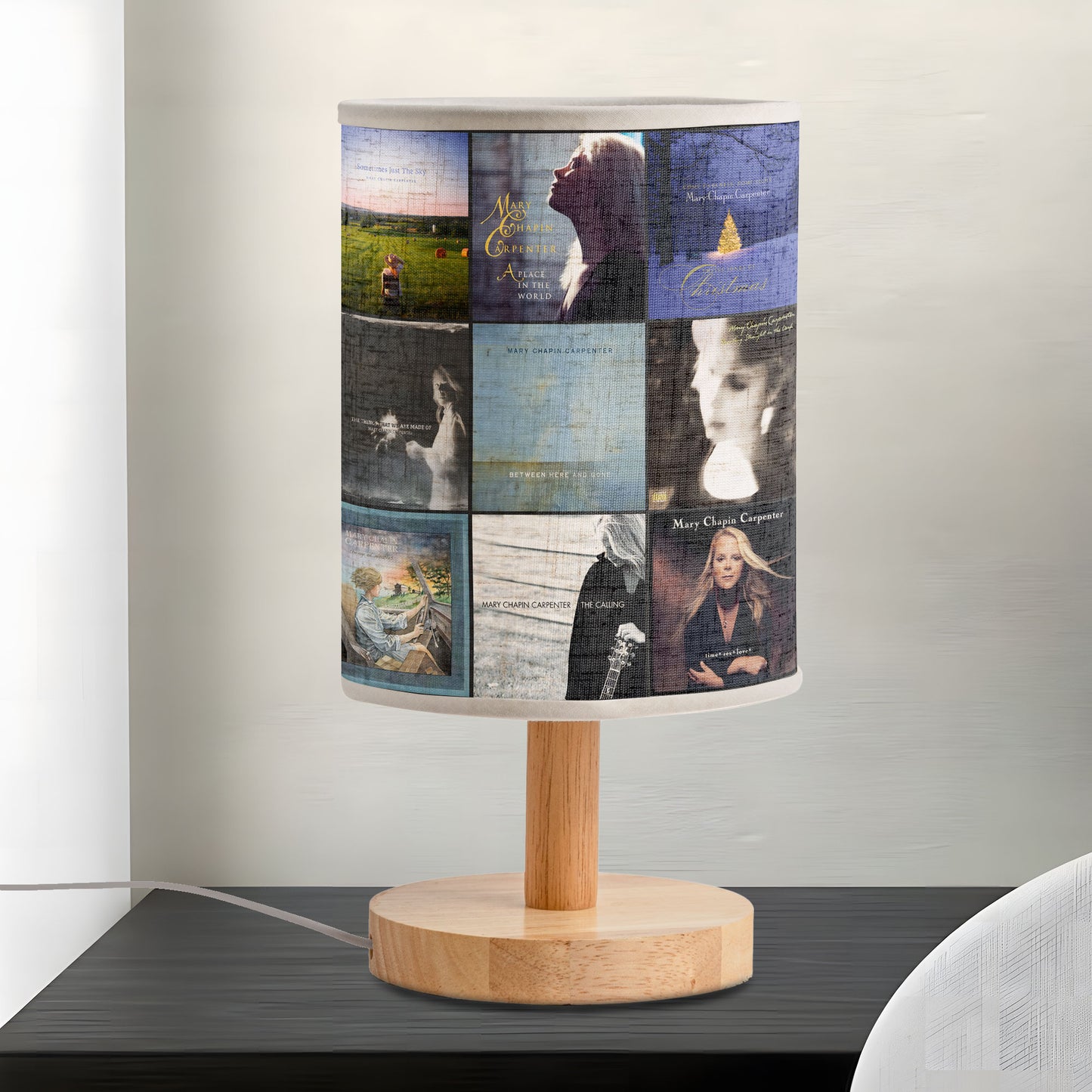 Mary Chapin Carpenter Album Cover Lamp – Country Folk Nostalgia Home Decor