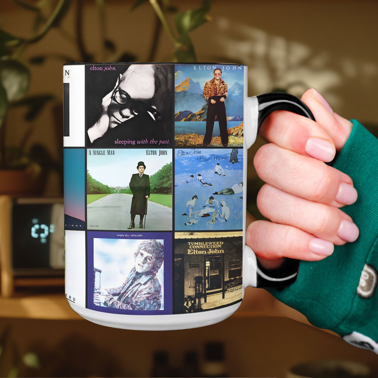 Elton John Album Art Accent Mug – A Sip of Timeless Hits