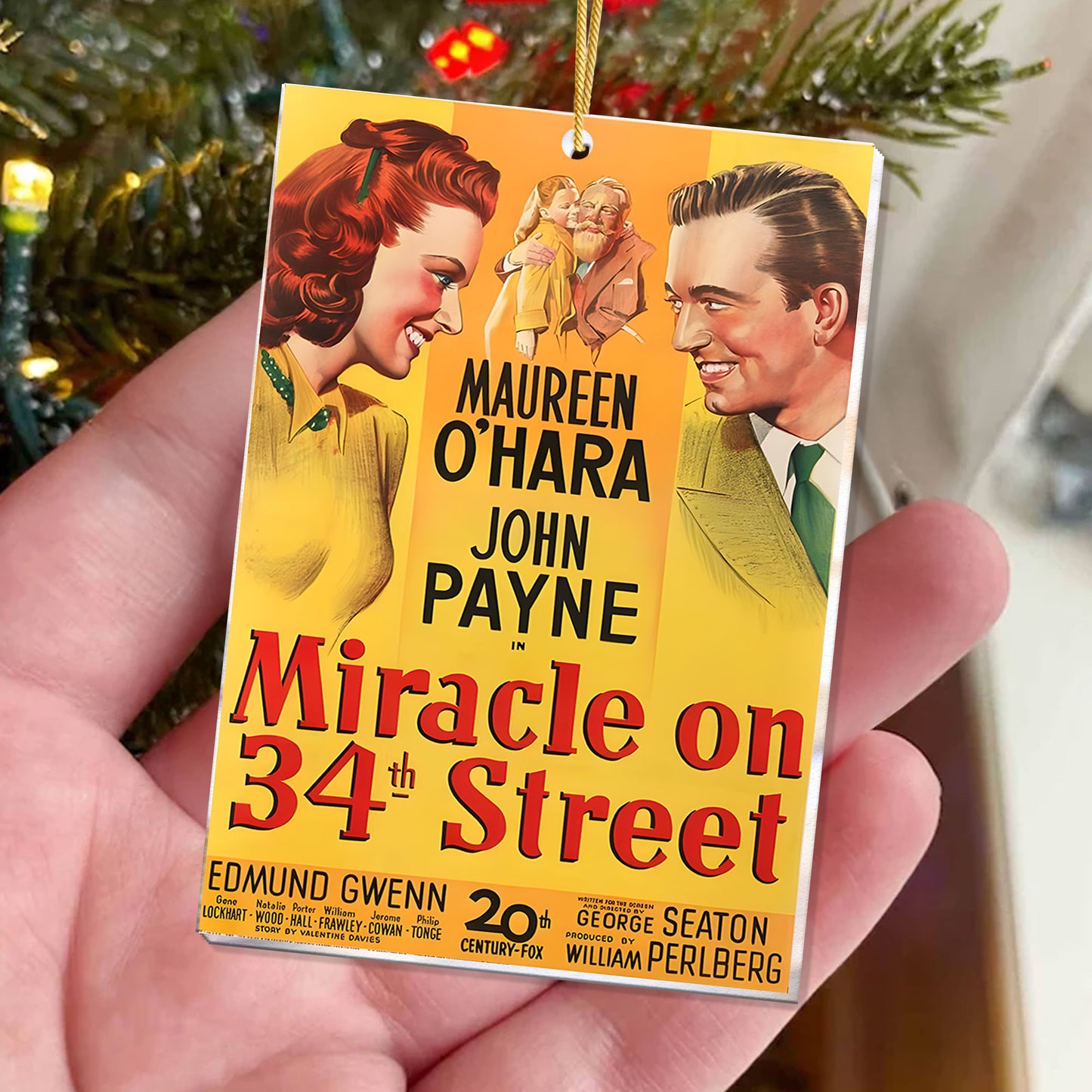 Miracle on 34th Street Ornament – Classic Christmas Movie Keepsake