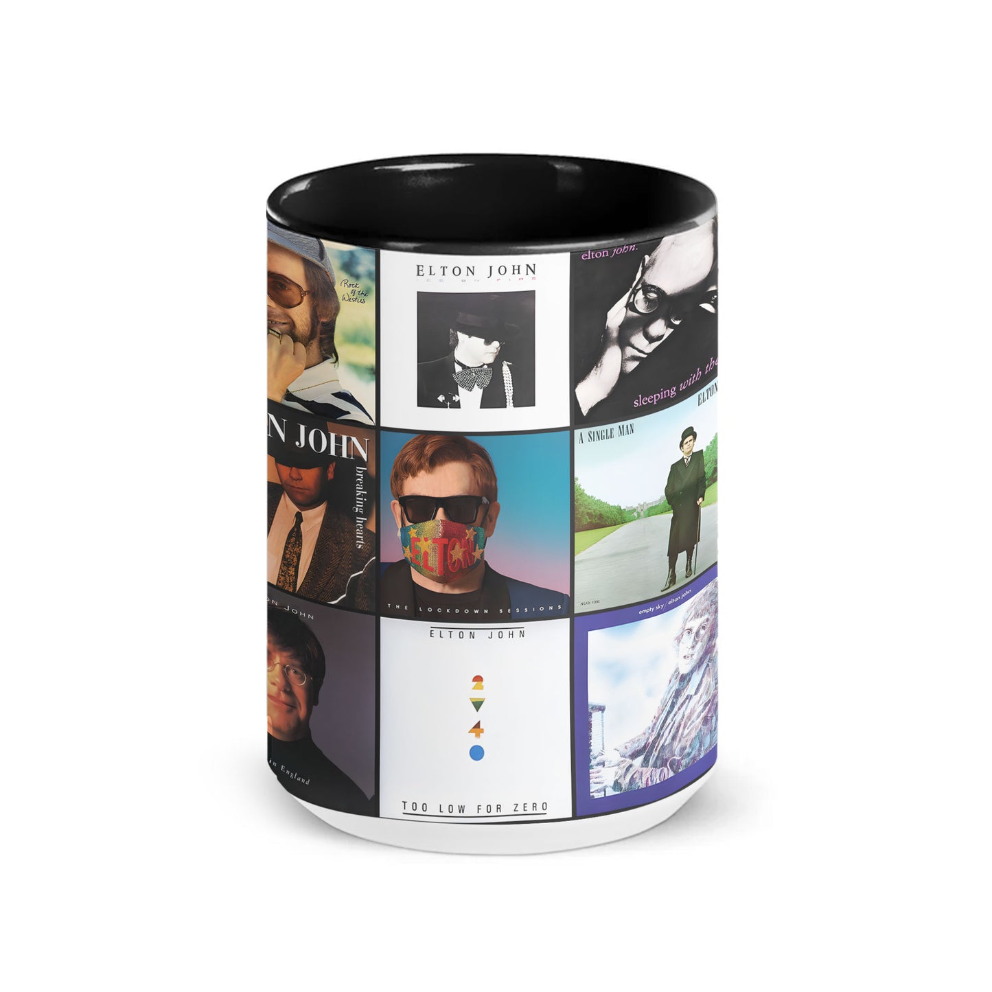 Elton John Album Art Accent Mug – A Sip of Timeless Hits