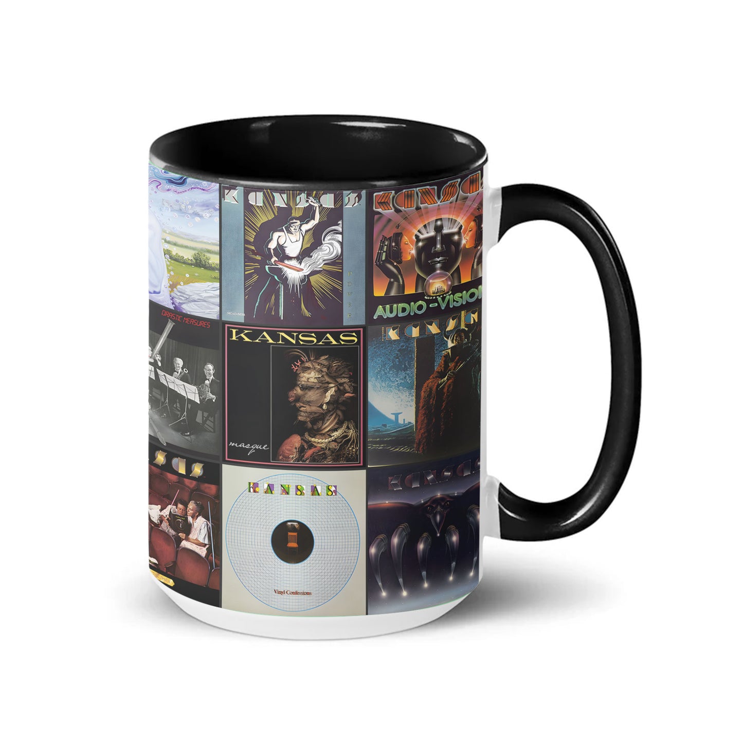 Kansas Accent Mug – Classic Rock Album Art Collection