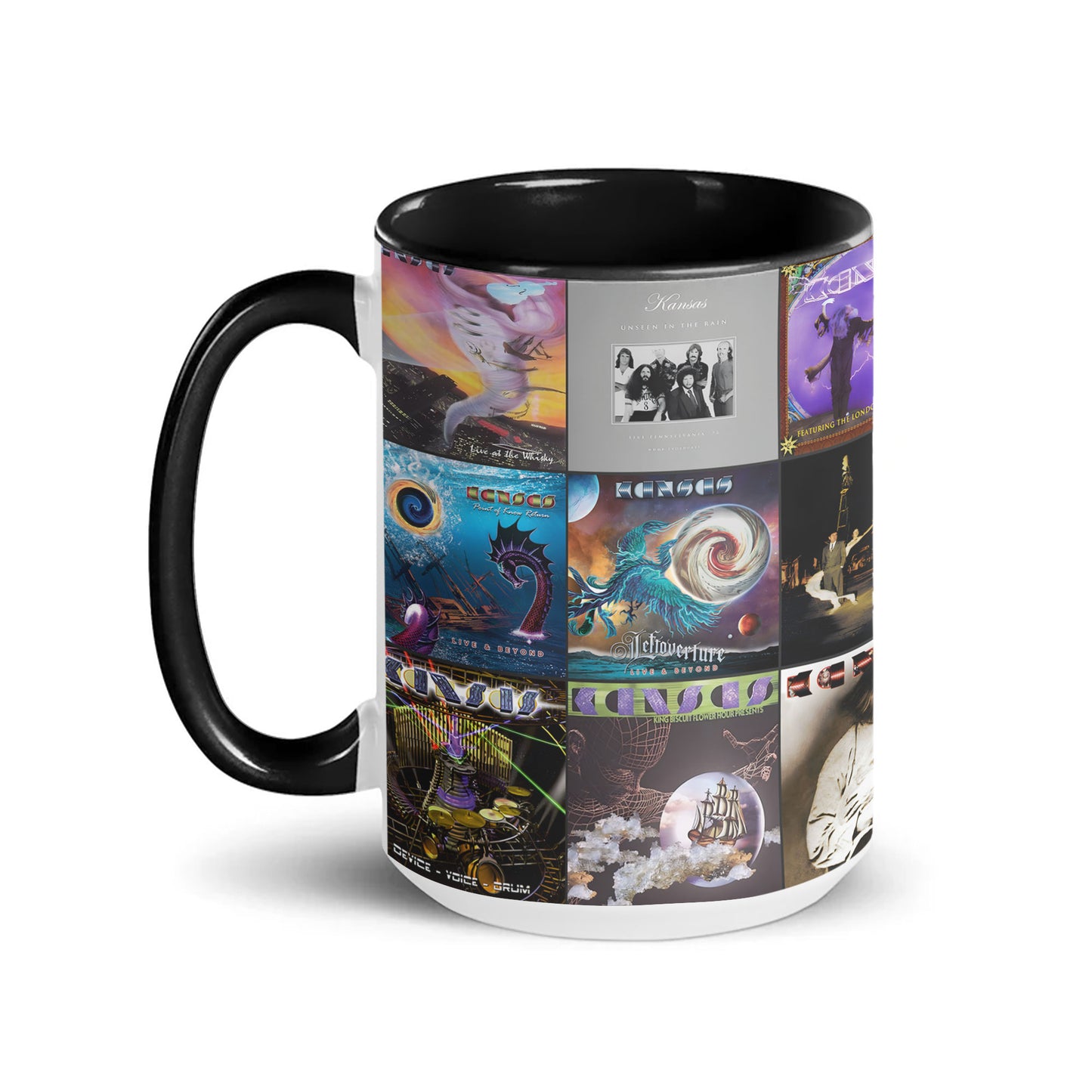 Kansas Accent Mug – Classic Rock Album Art Collection