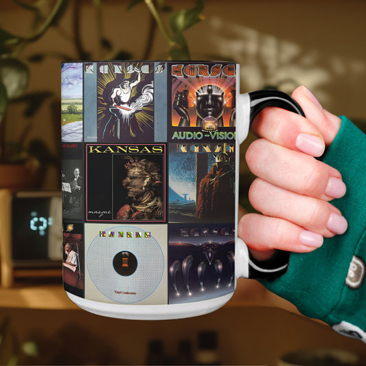 Kansas Accent Mug – Classic Rock Album Art Collection