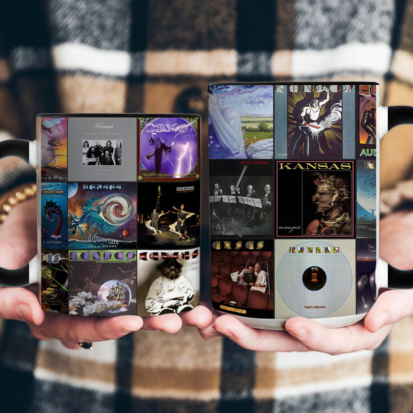 Kansas Accent Mug – Classic Rock Album Art Collection