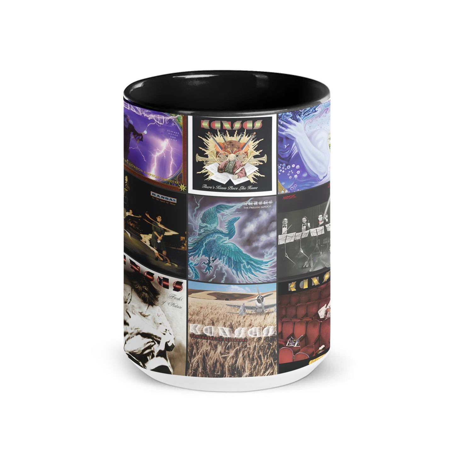 Kansas Accent Mug – Classic Rock Album Art Collection