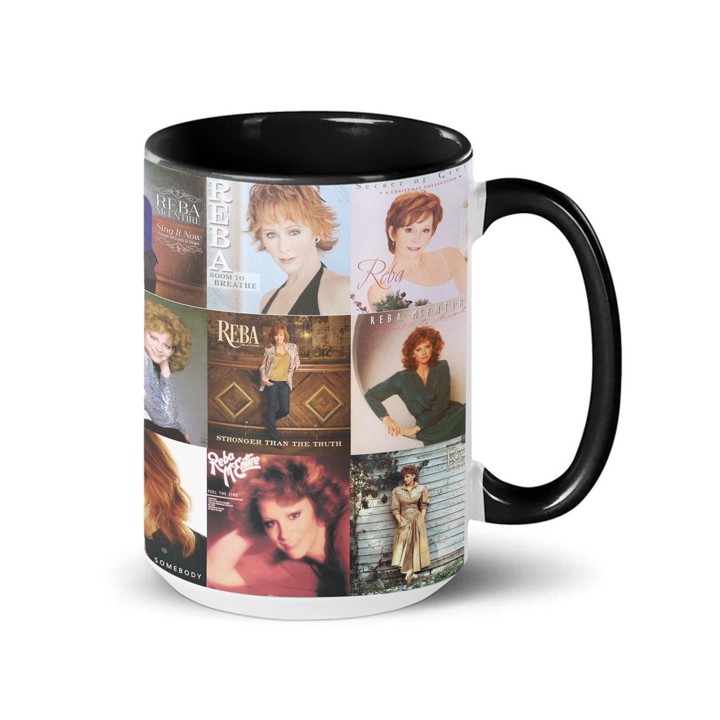 Reba McEntire Accent Mug – Country Music Queen Album Art Collection