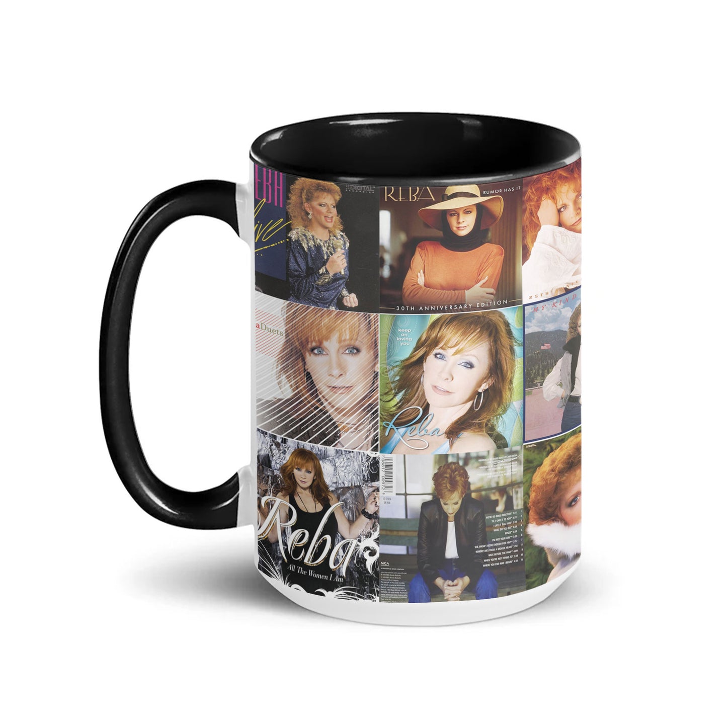 Reba McEntire Accent Mug – Country Music Queen Album Art Collection