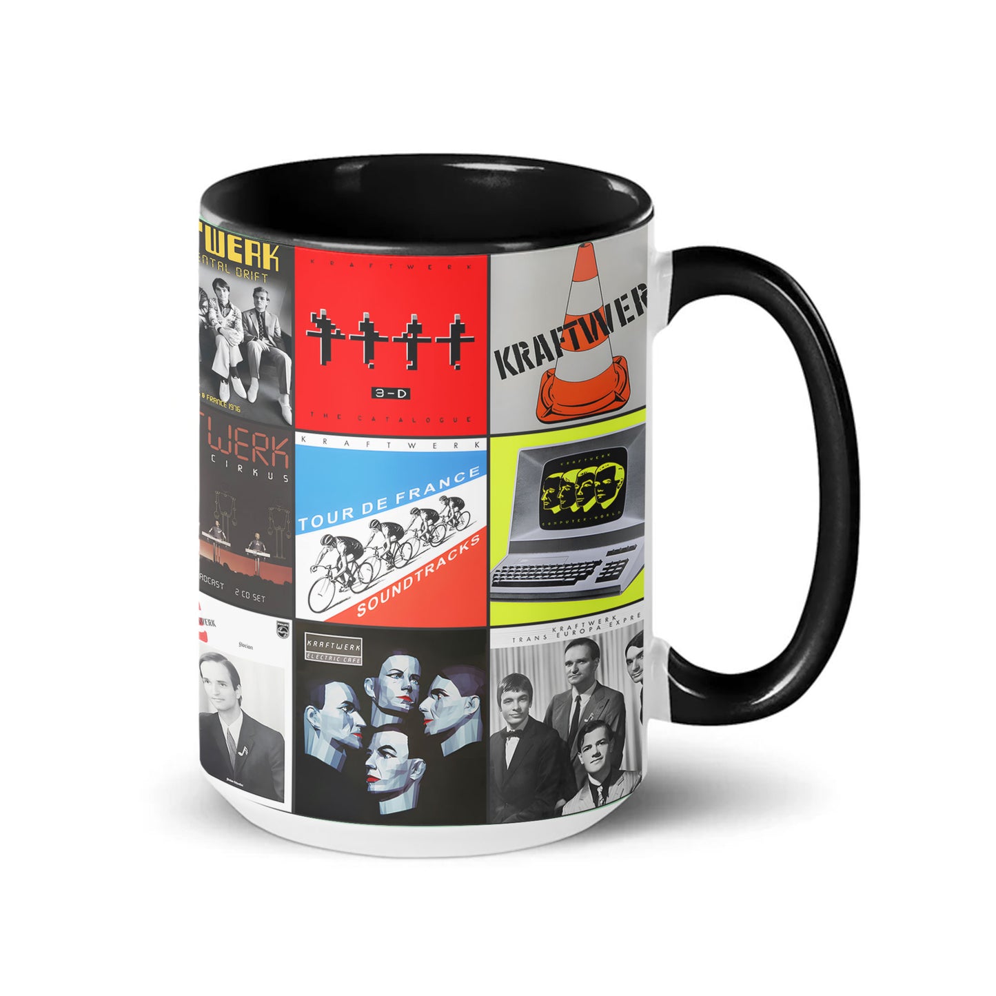 Kraftwerk Accent Mug – Electronic Music Pioneer Album Art Collection