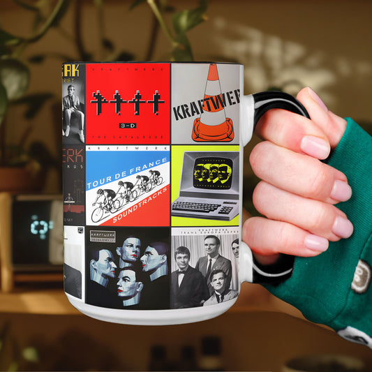 Kraftwerk Accent Mug – Electronic Music Pioneer Album Art Collection
