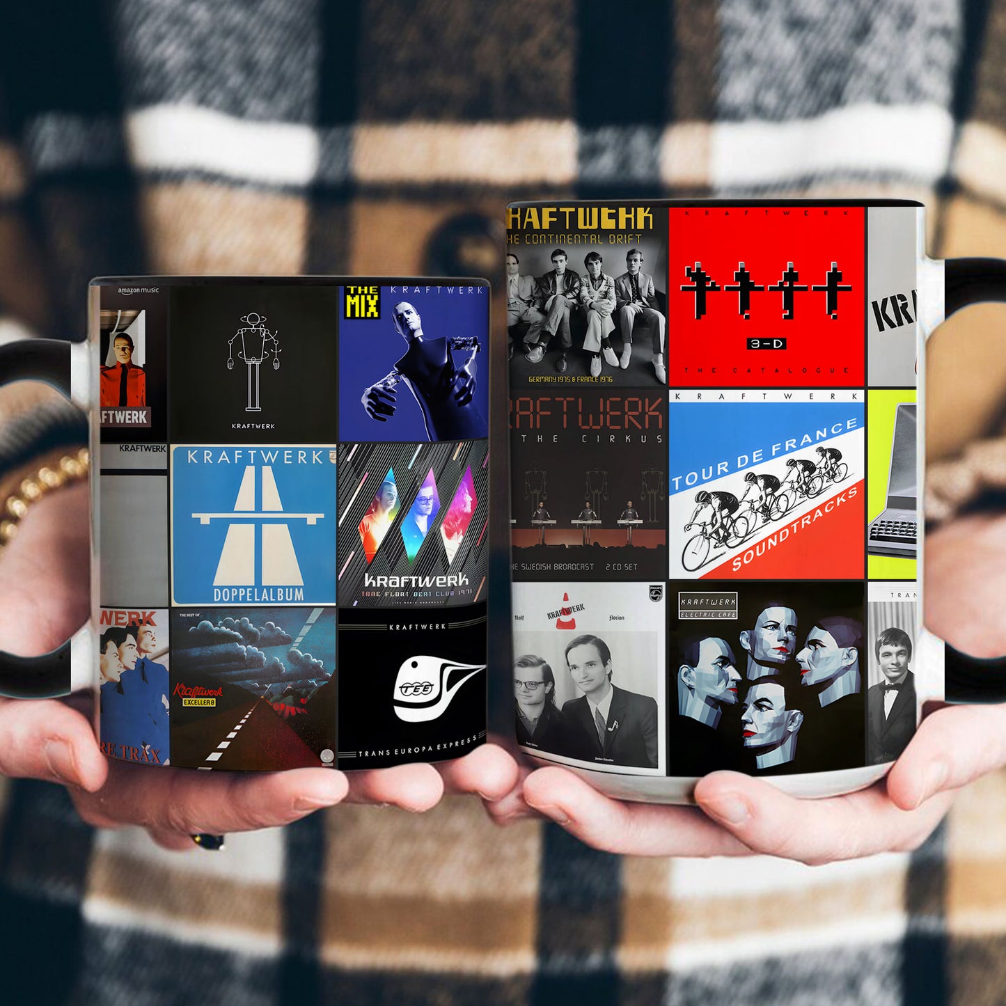 Kraftwerk Accent Mug – Electronic Music Pioneer Album Art Collection