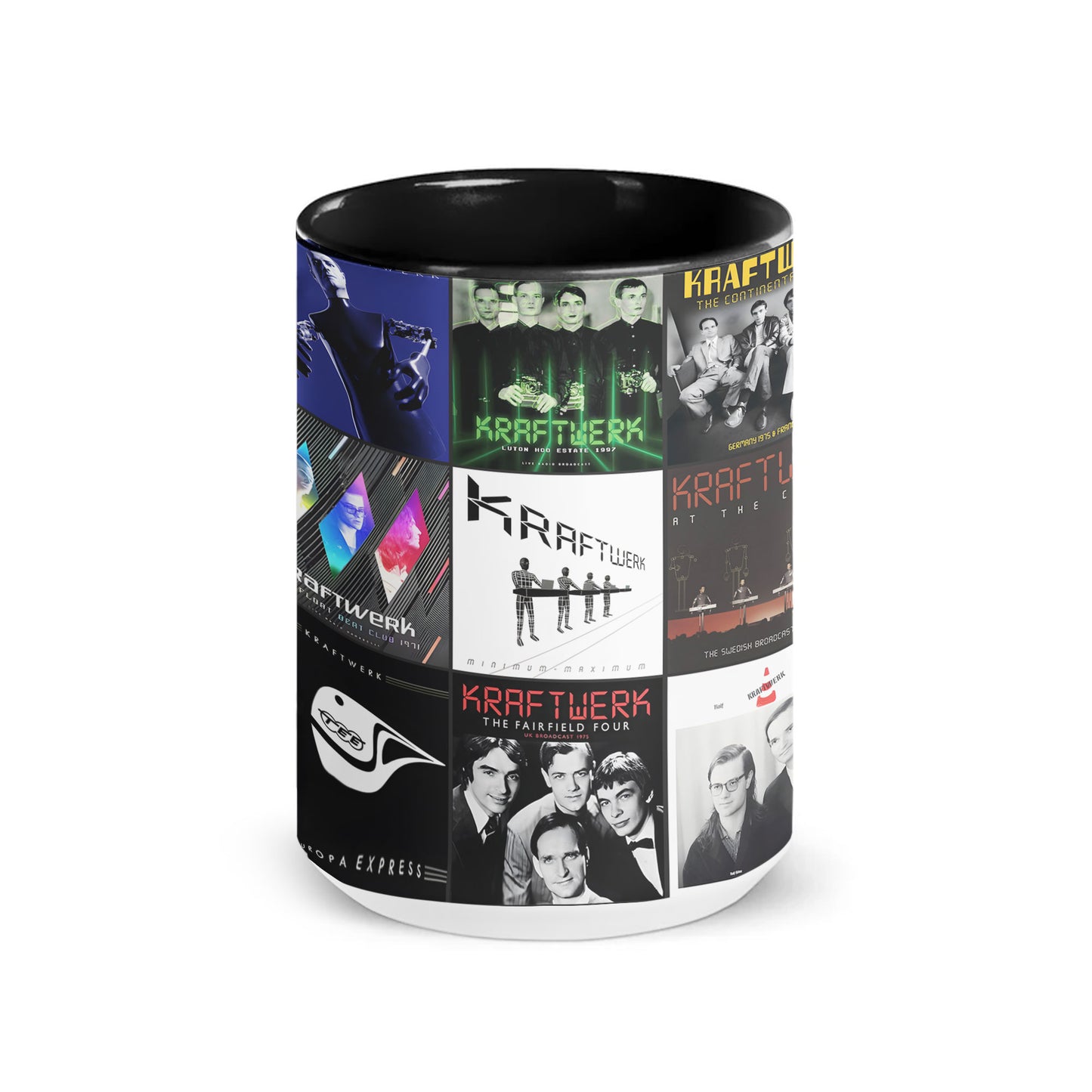 Kraftwerk Accent Mug – Electronic Music Pioneer Album Art Collection