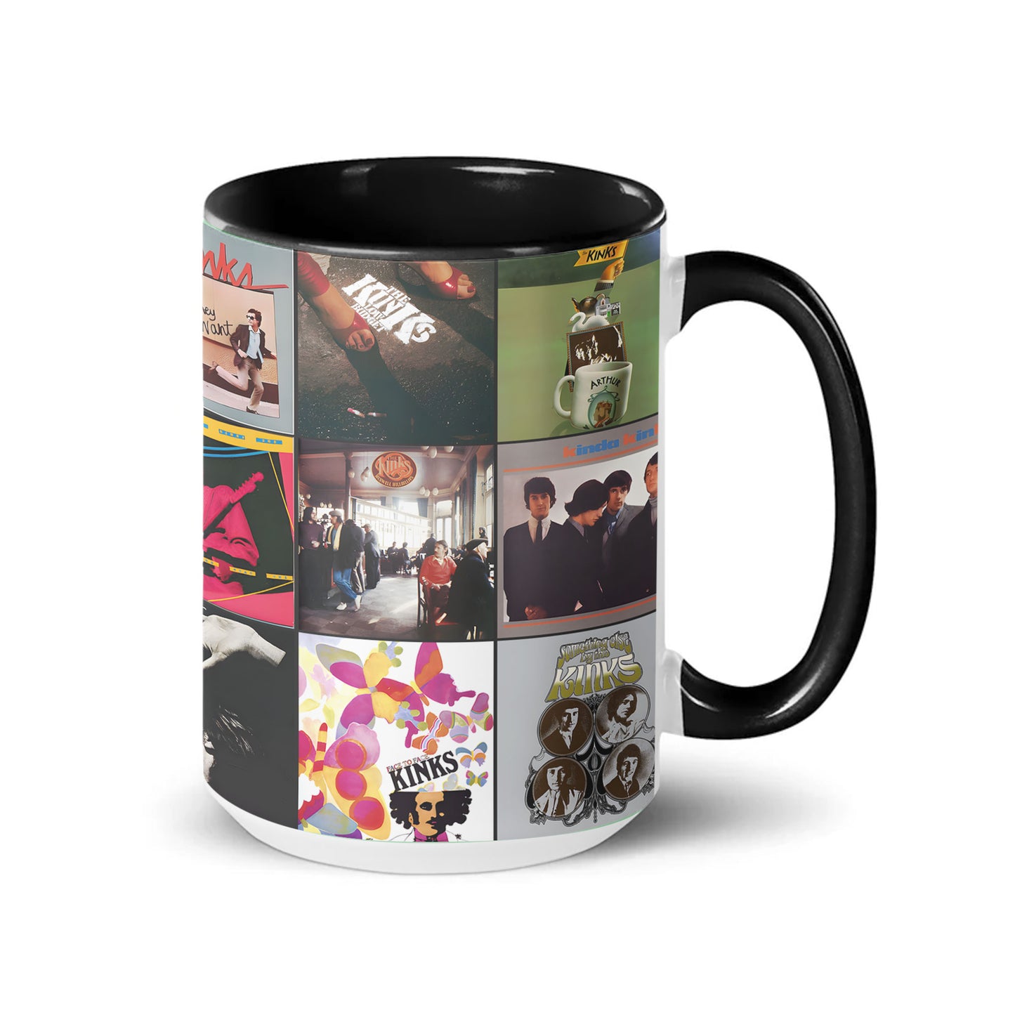 The Kinks Accent Mug – British Rock Legends Album Art Collection