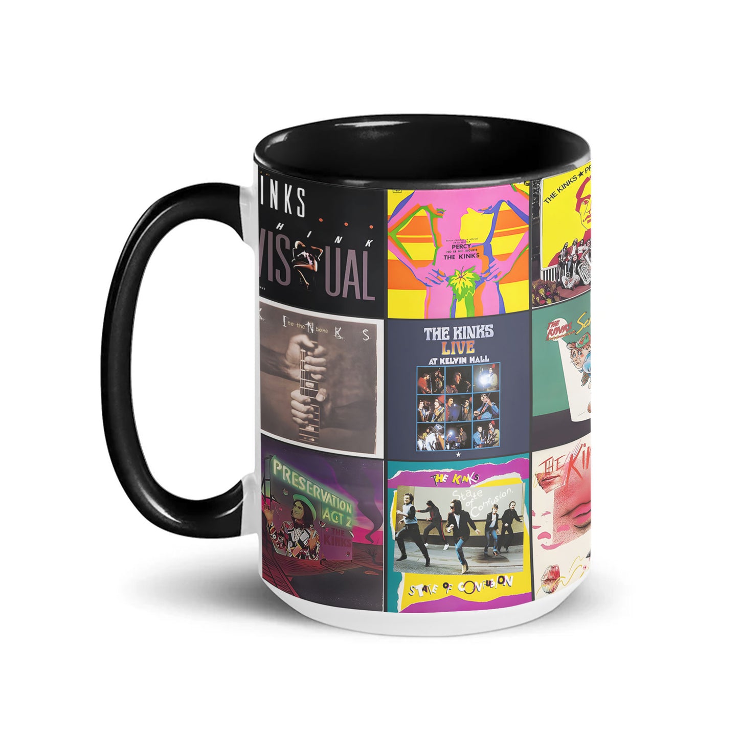 The Kinks Accent Mug – British Rock Legends Album Art Collection