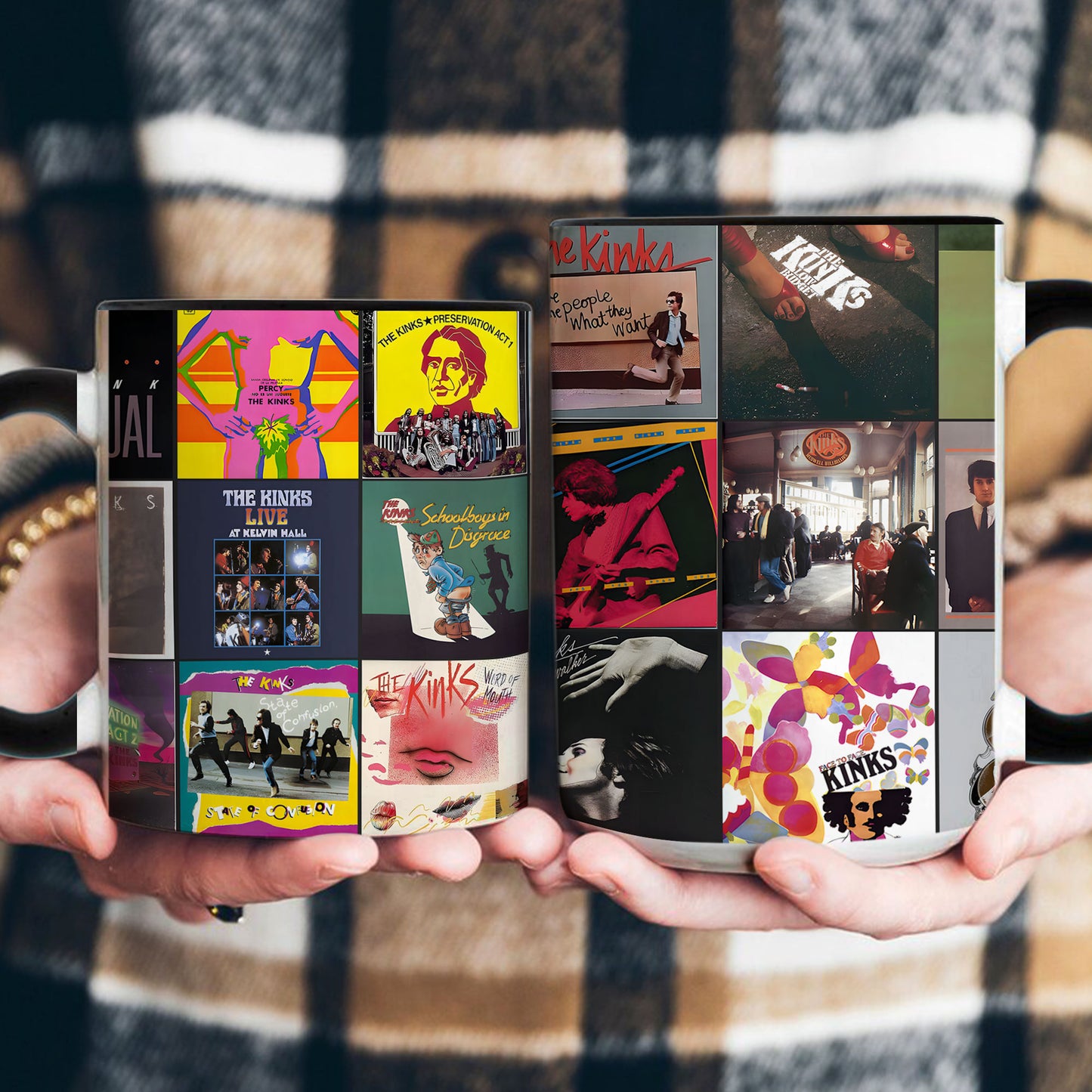 The Kinks Accent Mug – British Rock Legends Album Art Collection