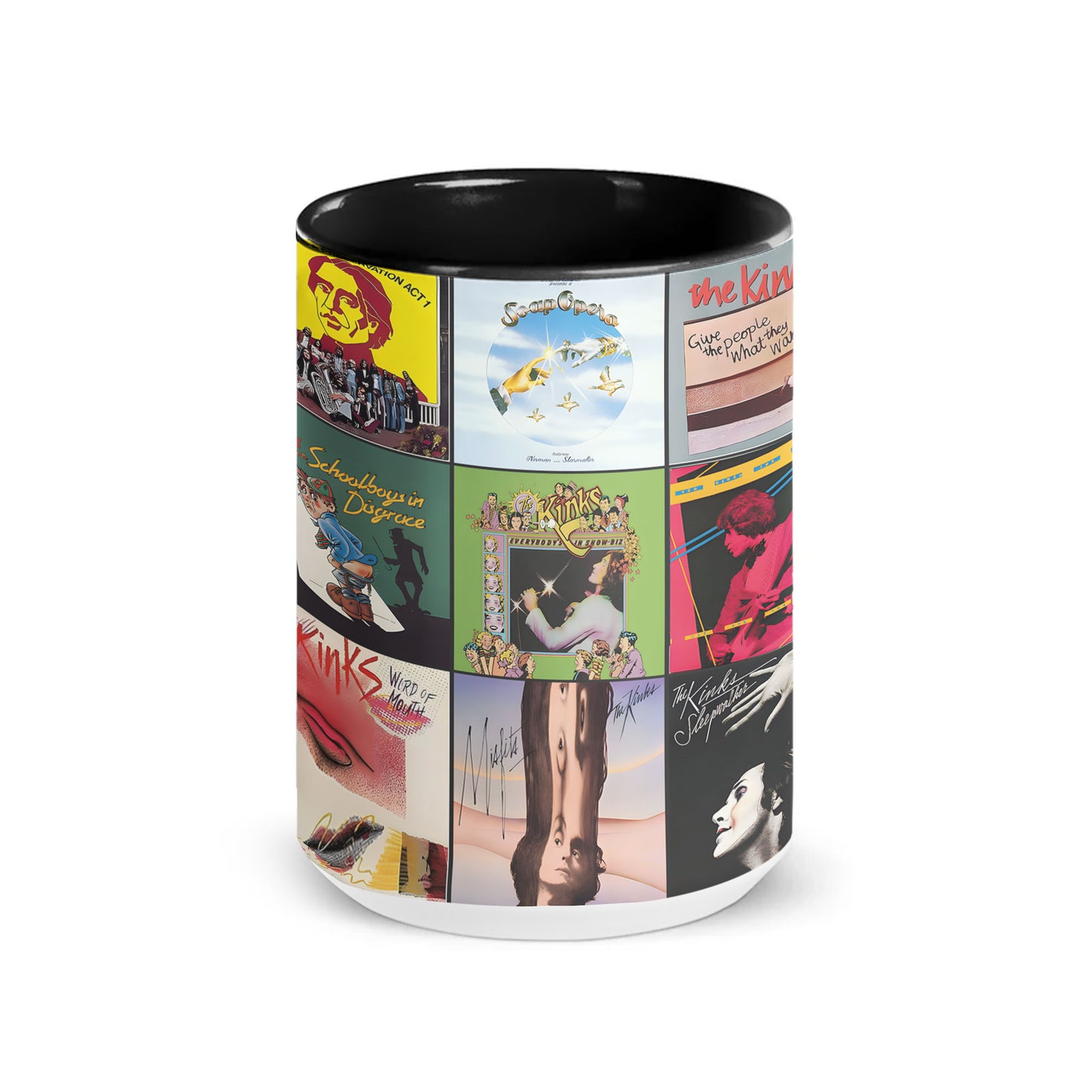 The Kinks Accent Mug – British Rock Legends Album Art Collection