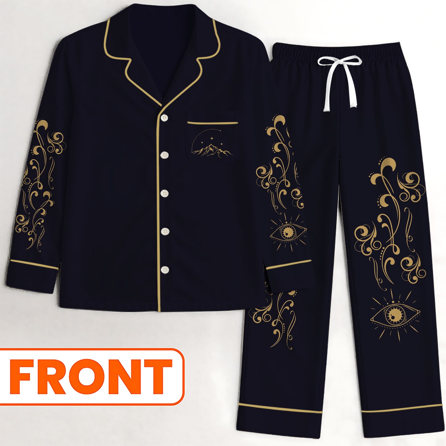 Night Court with our ACOTAR - Velaris City Pajamas Satin Set