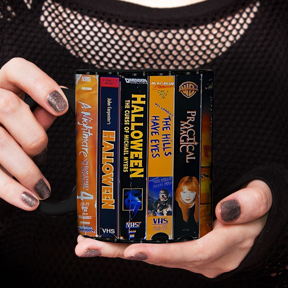 Halloween Revival – VHS Slasher Era Accent Mug