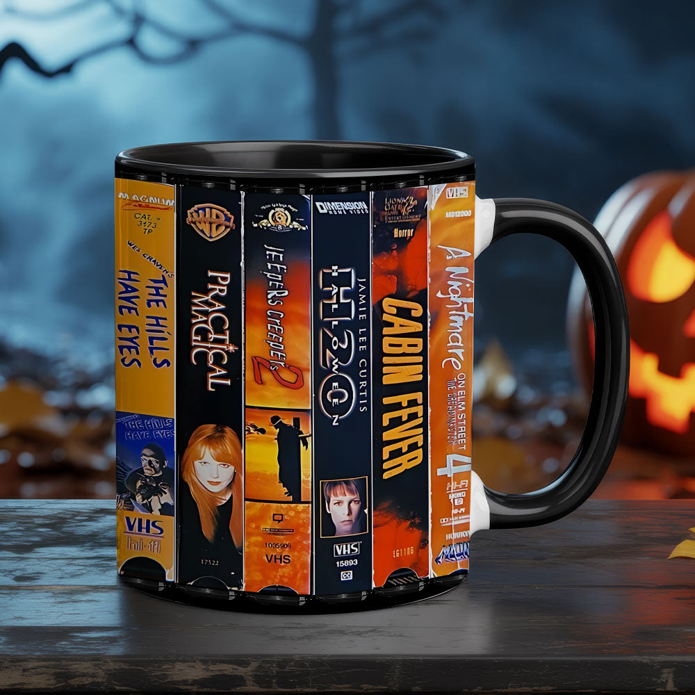 Halloween Revival – VHS Slasher Era Accent Mug