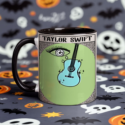 Taylor Swift Guitar & Tears Mug