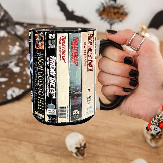 Jason Lives – Friday the 13th VHS Horror Accent Mug