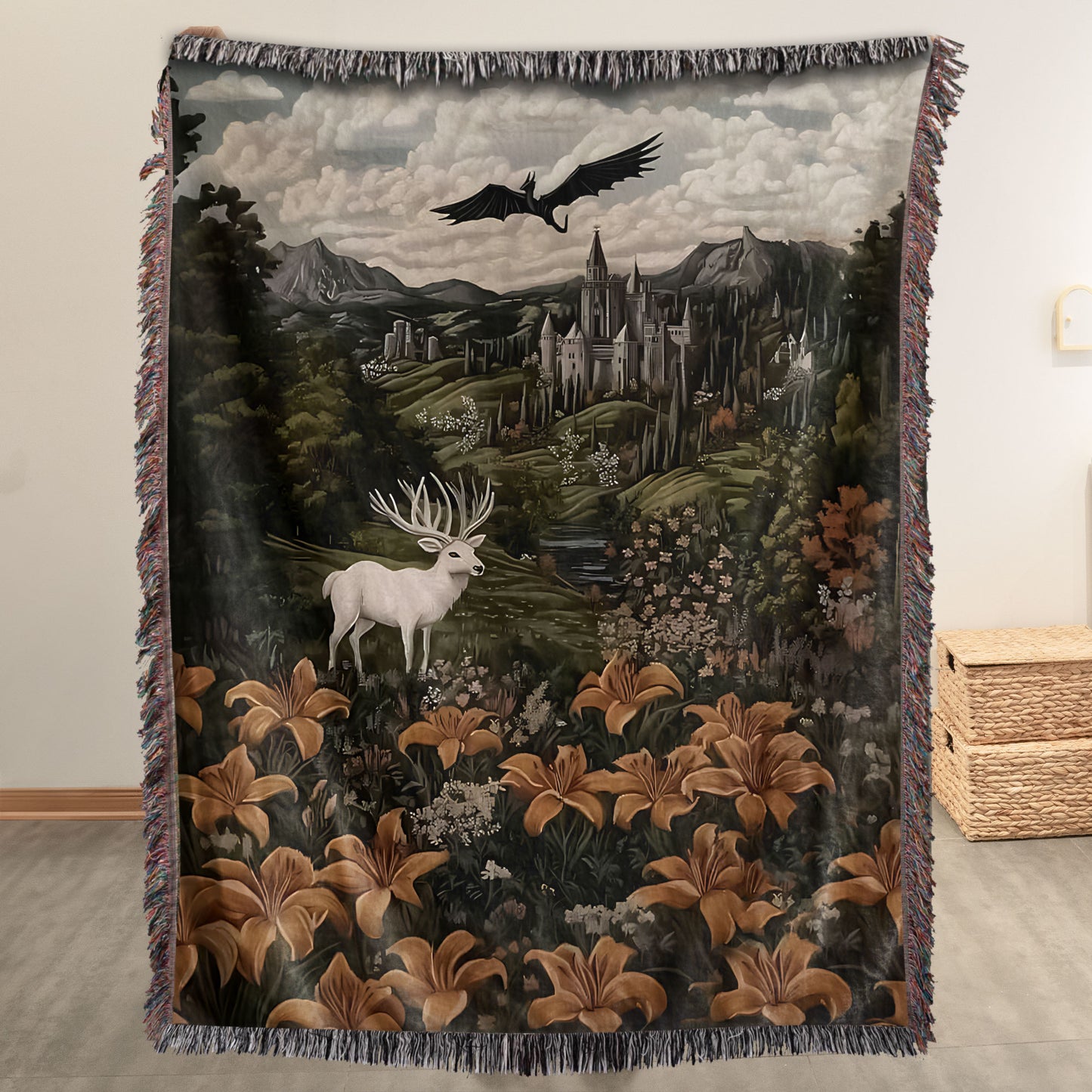 "Kingdom of Terrasen" Woven Blanket – Inspired by Throne of Glass