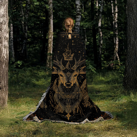 White Stag of Terrasen Royal Sigil Woven Blanket – TOG Blanket