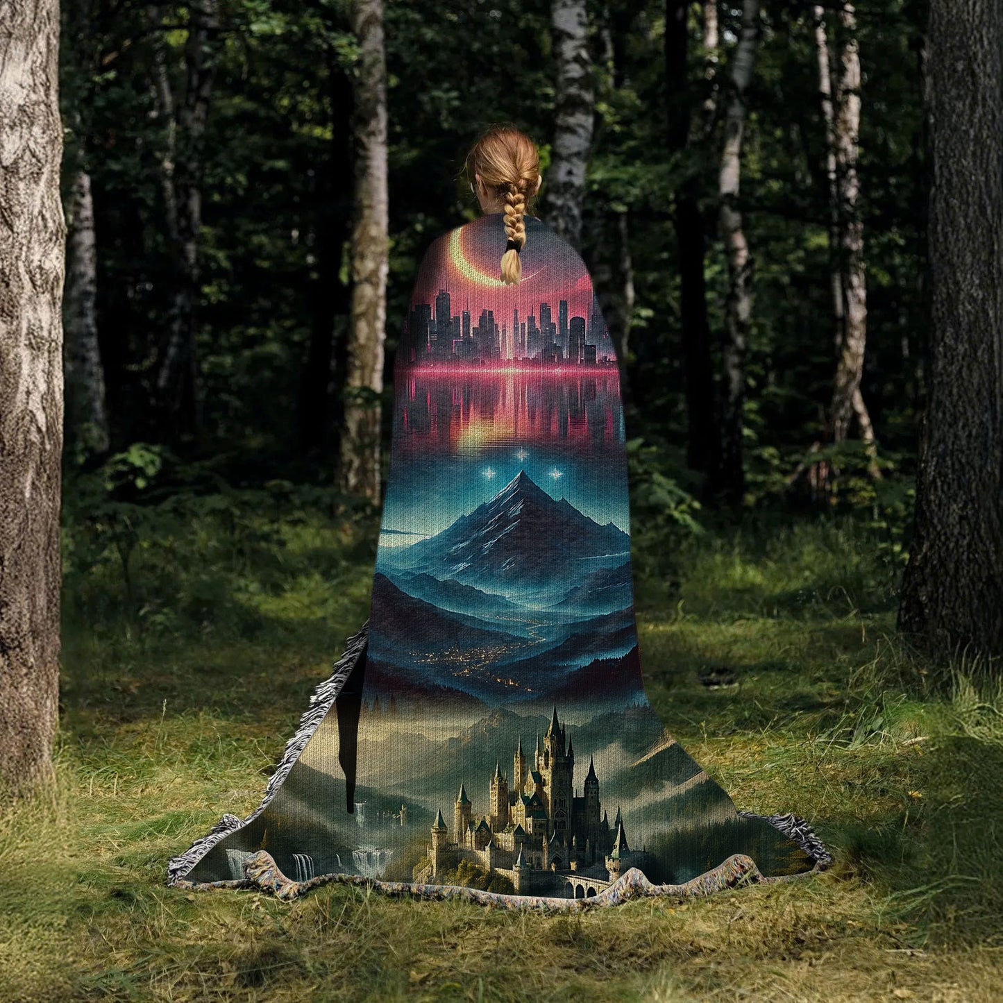 Velaris Through Realms – ACOTAR Woven Blanket