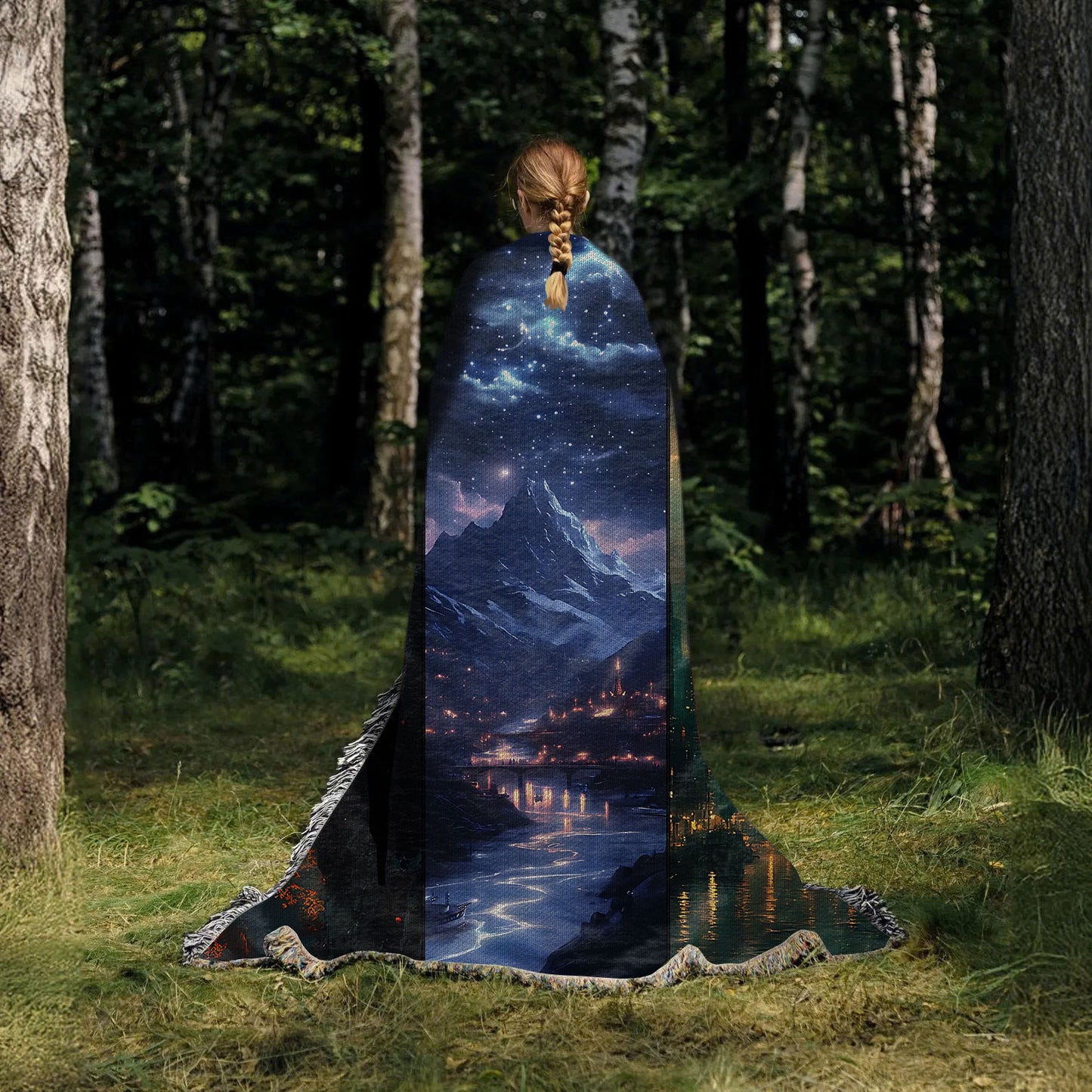 ACOTAR Realms – Velaris, Autumn Court & Crescent City Woven Blanket