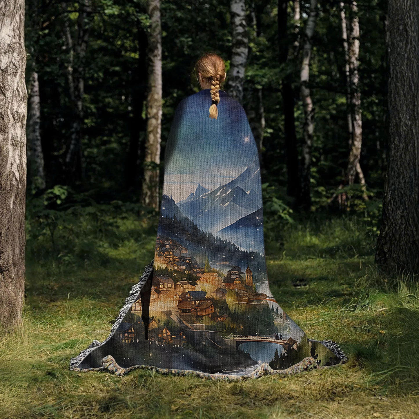 Velaris Nights – Fantasy Woven Blanket of the City of Starlight