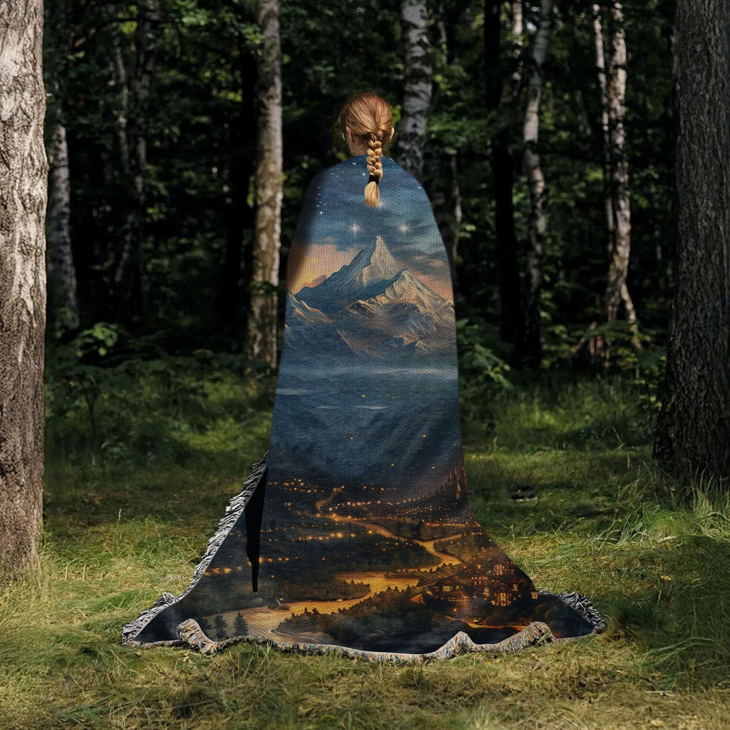 Sunset Over Velaris – ACOTAR Woven Blanket
