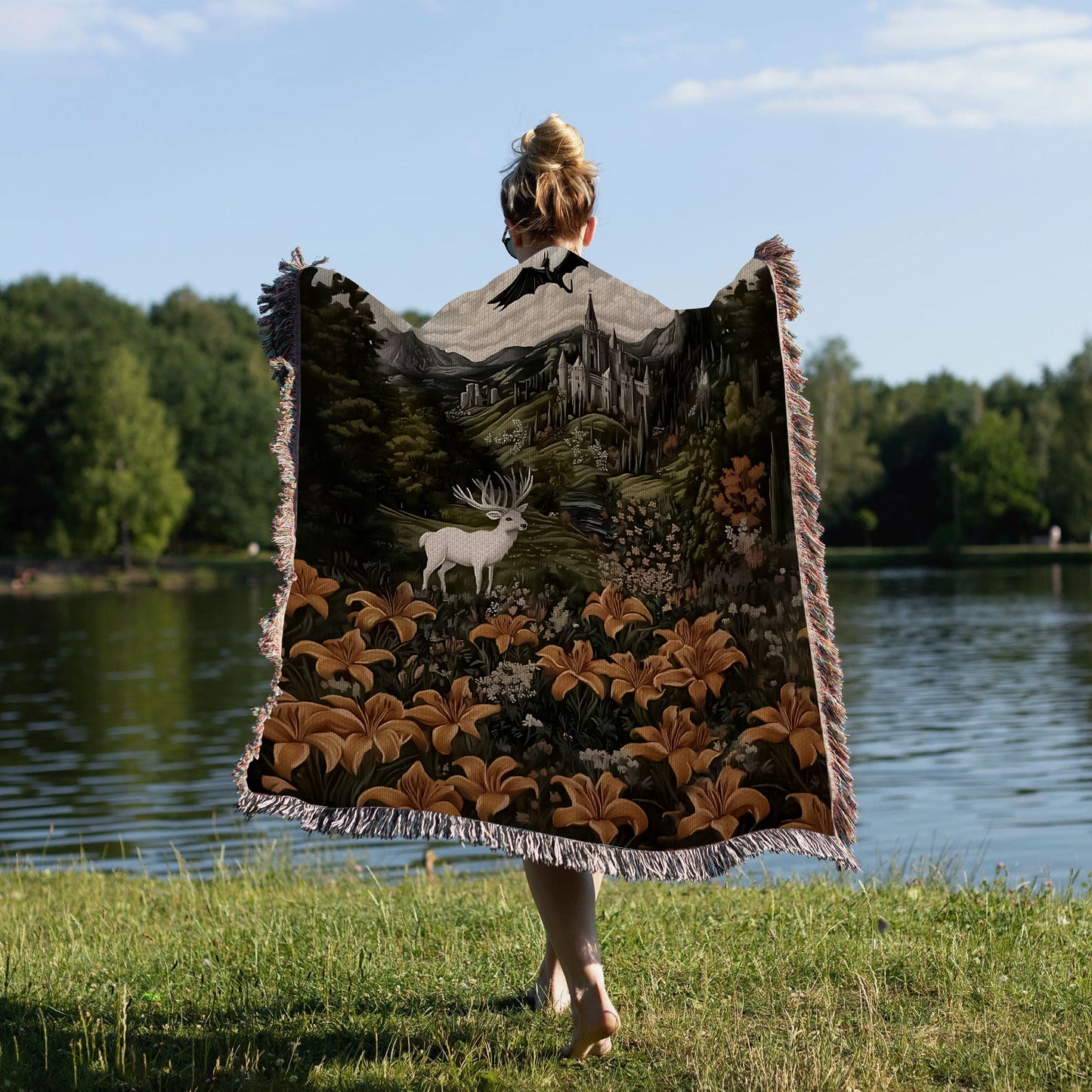 "Kingdom of Terrasen" Woven Blanket – Inspired by Throne of Glass