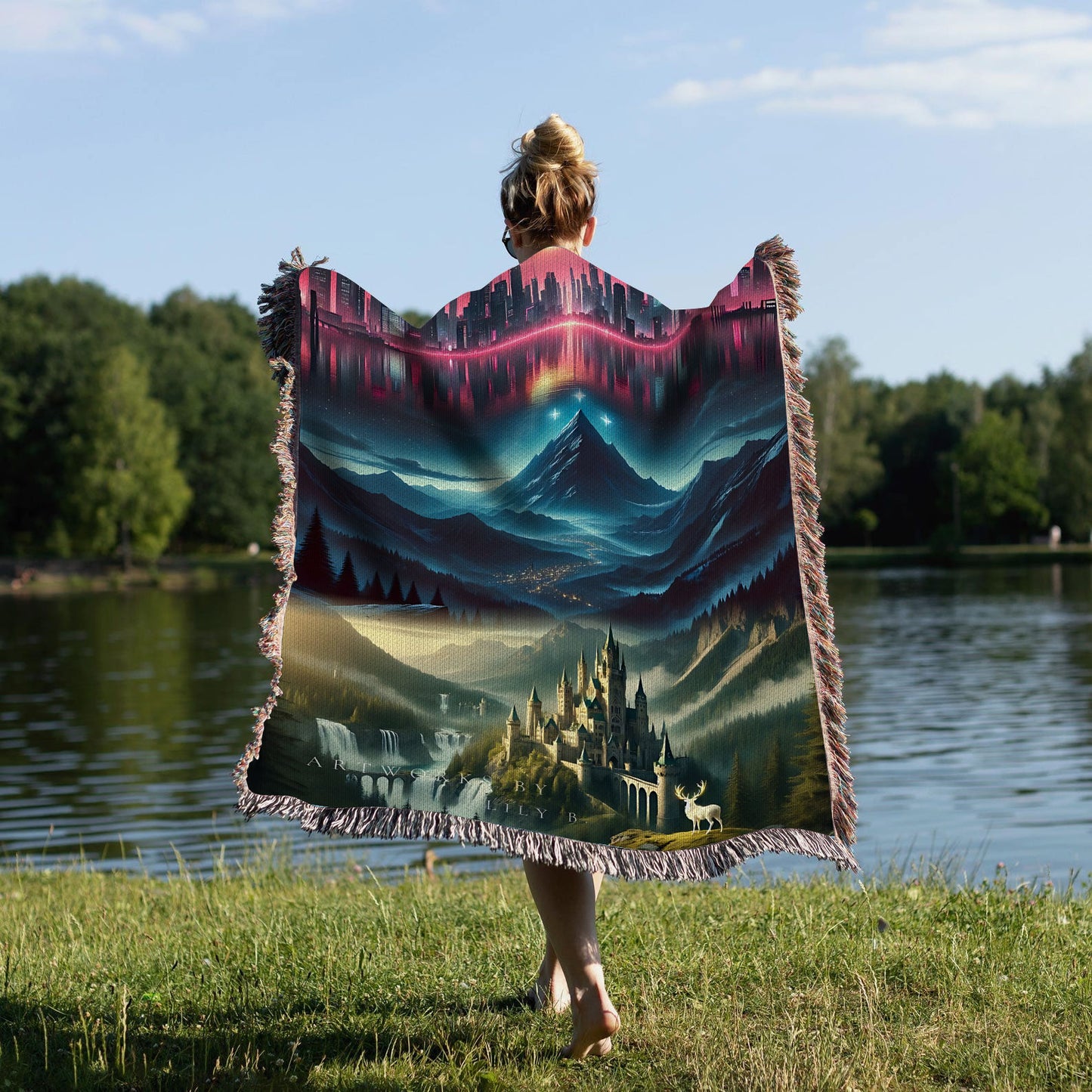 Velaris Through Realms – ACOTAR Woven Blanket