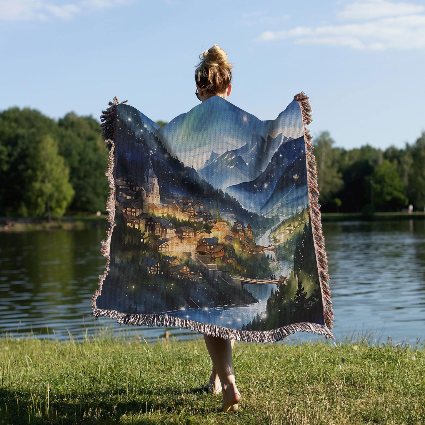 Velaris Nights – Fantasy Woven Blanket of the City of Starlight