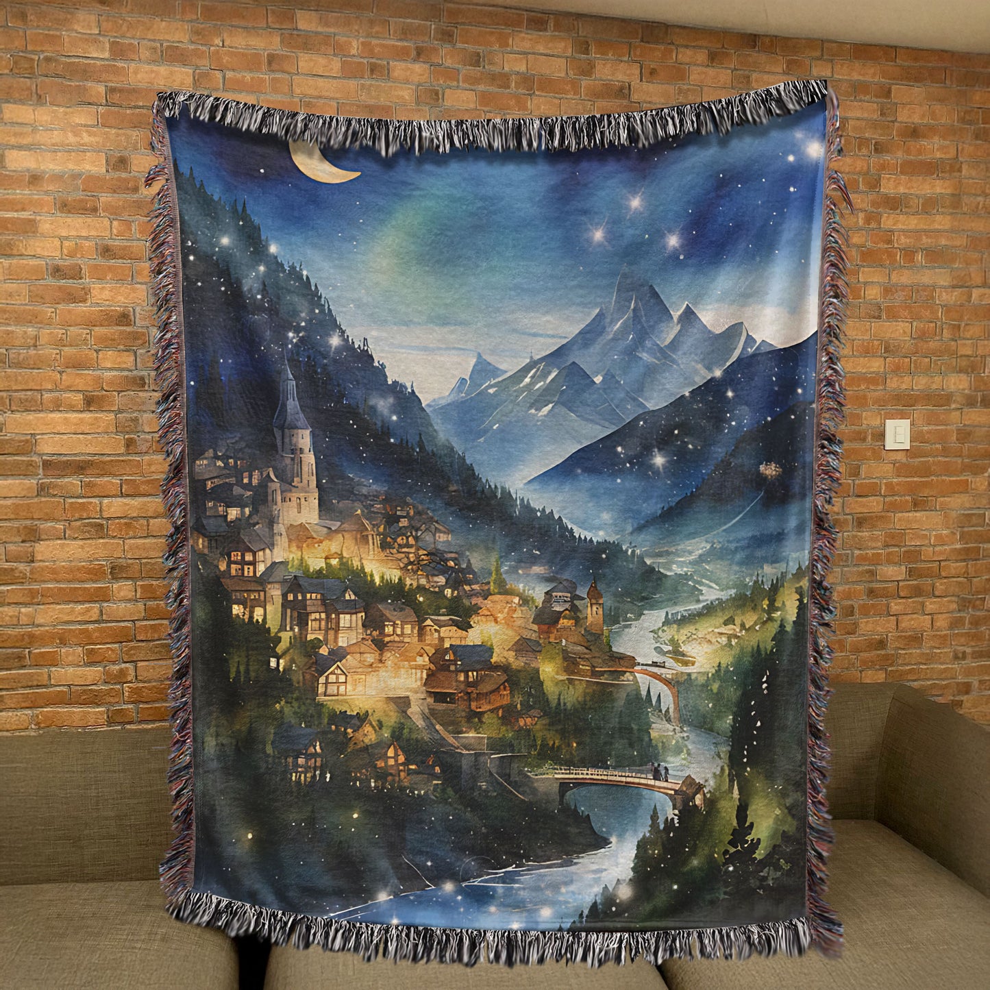 Velaris Nights – Fantasy Woven Blanket of the City of Starlight