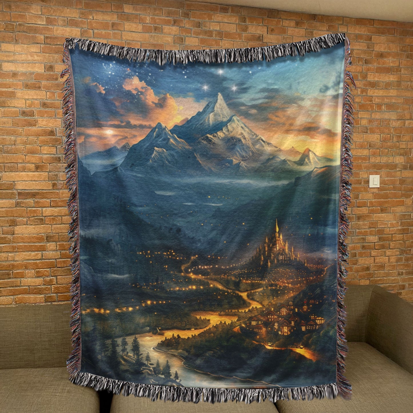 Sunset Over Velaris – ACOTAR Woven Blanket